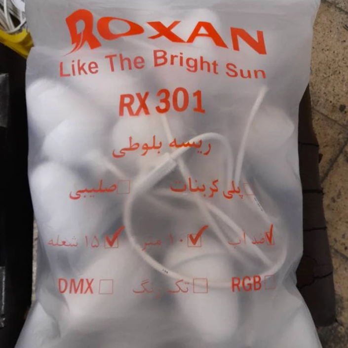 ریسه بلوطی تک رنگ داخل بسته